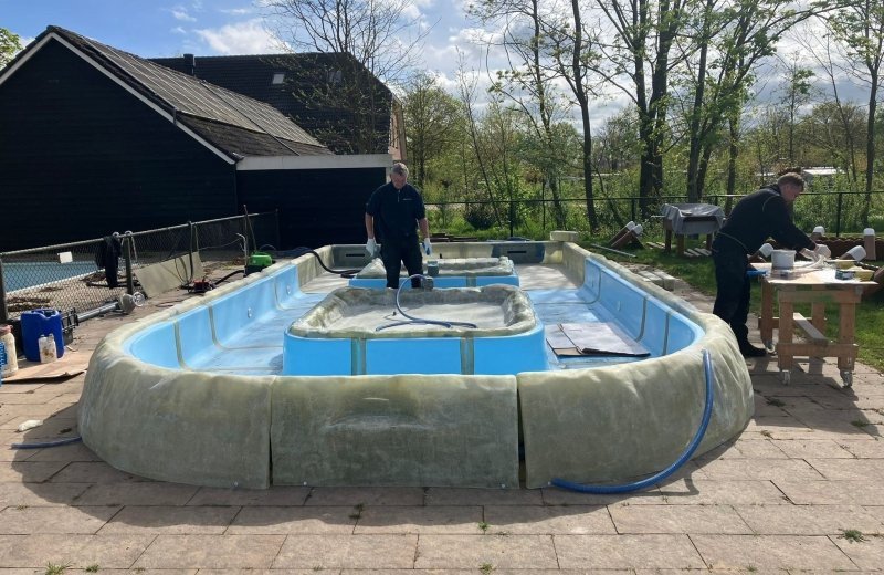 Kinderbad in aanbouw 1